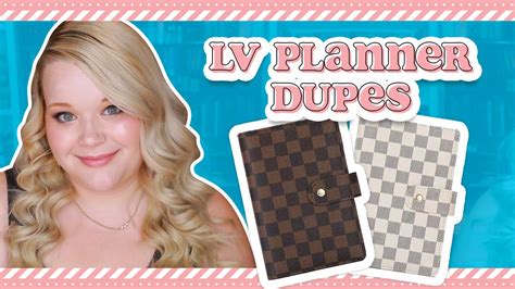 Louis Vuitton planner dupe